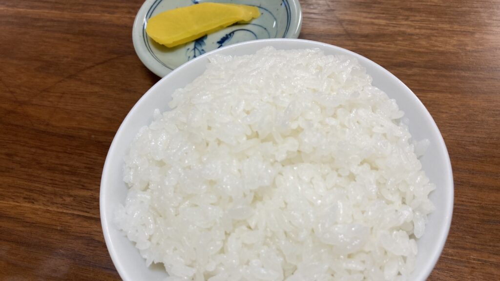 幸陽閣　ご飯