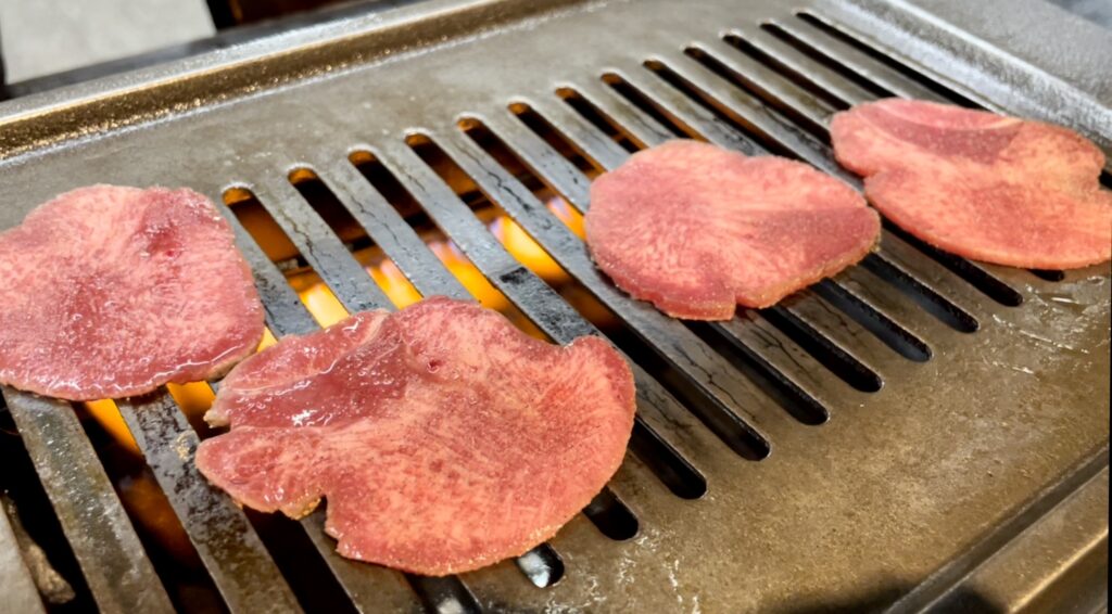 宮崎の焼肉ありまんのタン