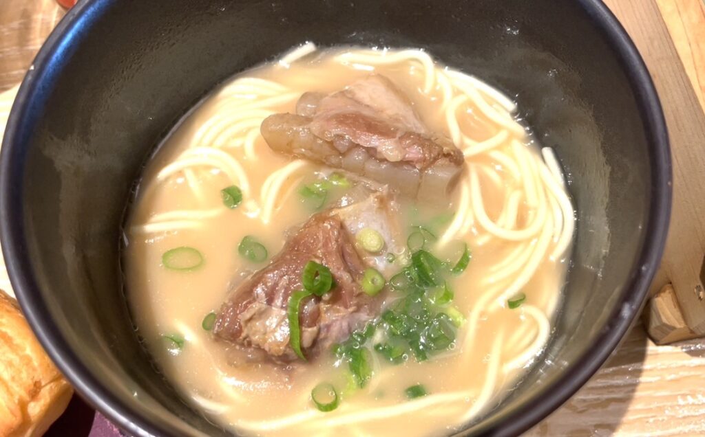 朝食の鹿児島ラーメン