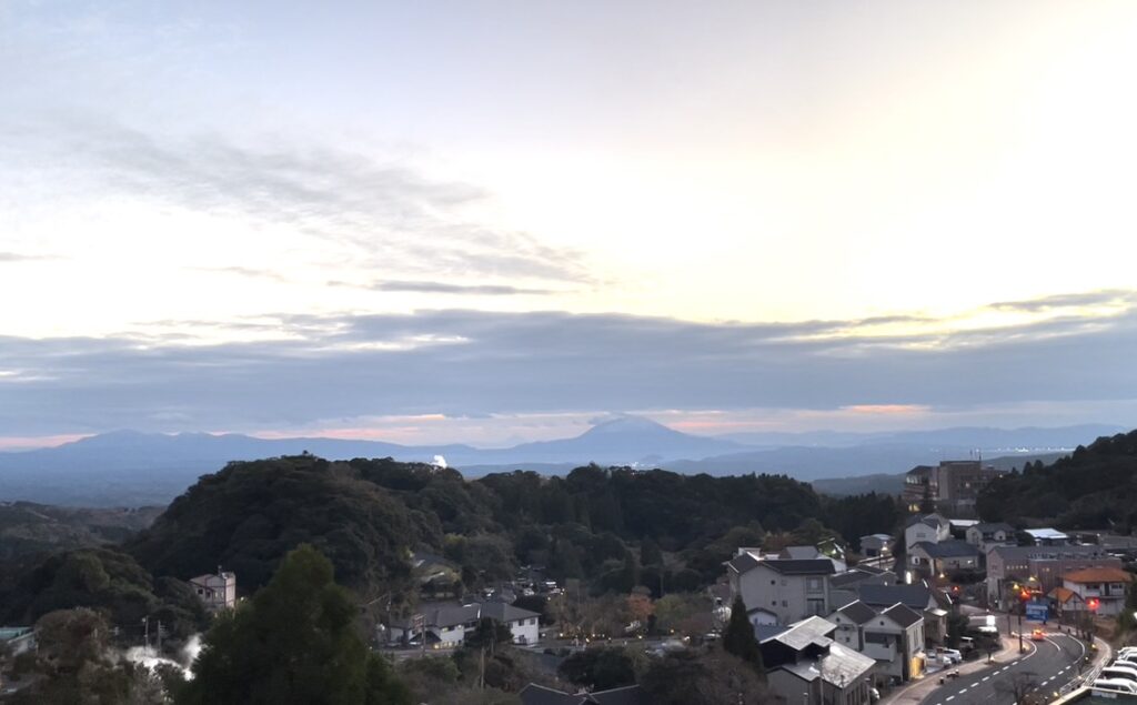 湯けむりビューと桜島