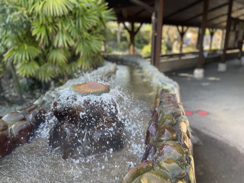 西郷どん村の足湯